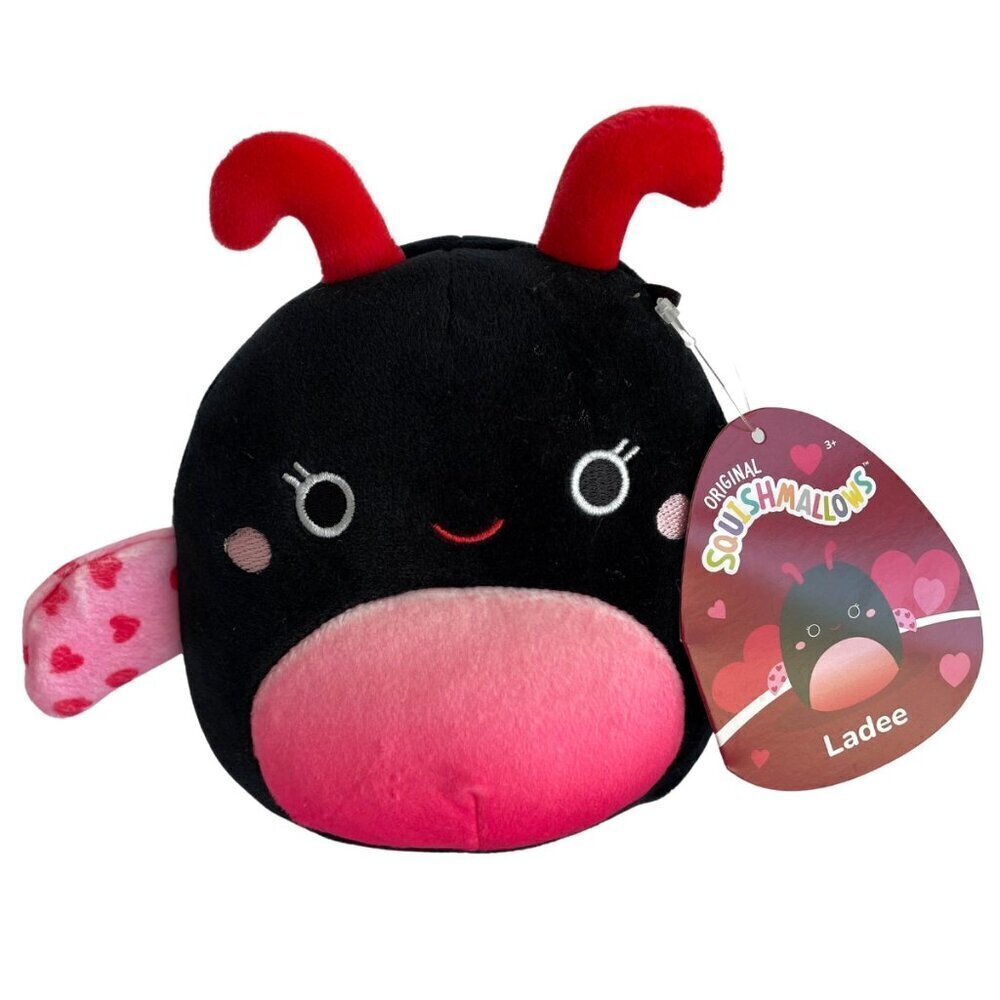 NEW Squishmallows Ladee The Ladybug Valentine's Day Stuffed Animal Plush Toy
